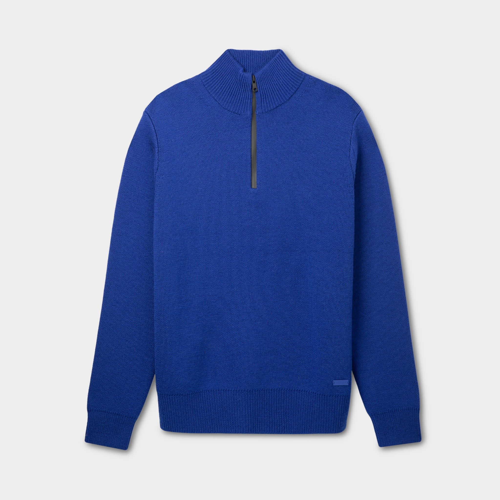 Zip Jumper Royal Blue Half Zip Pullover Merino 1/4 Zip Sweater