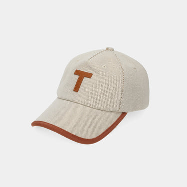 Leather Canvas Cap