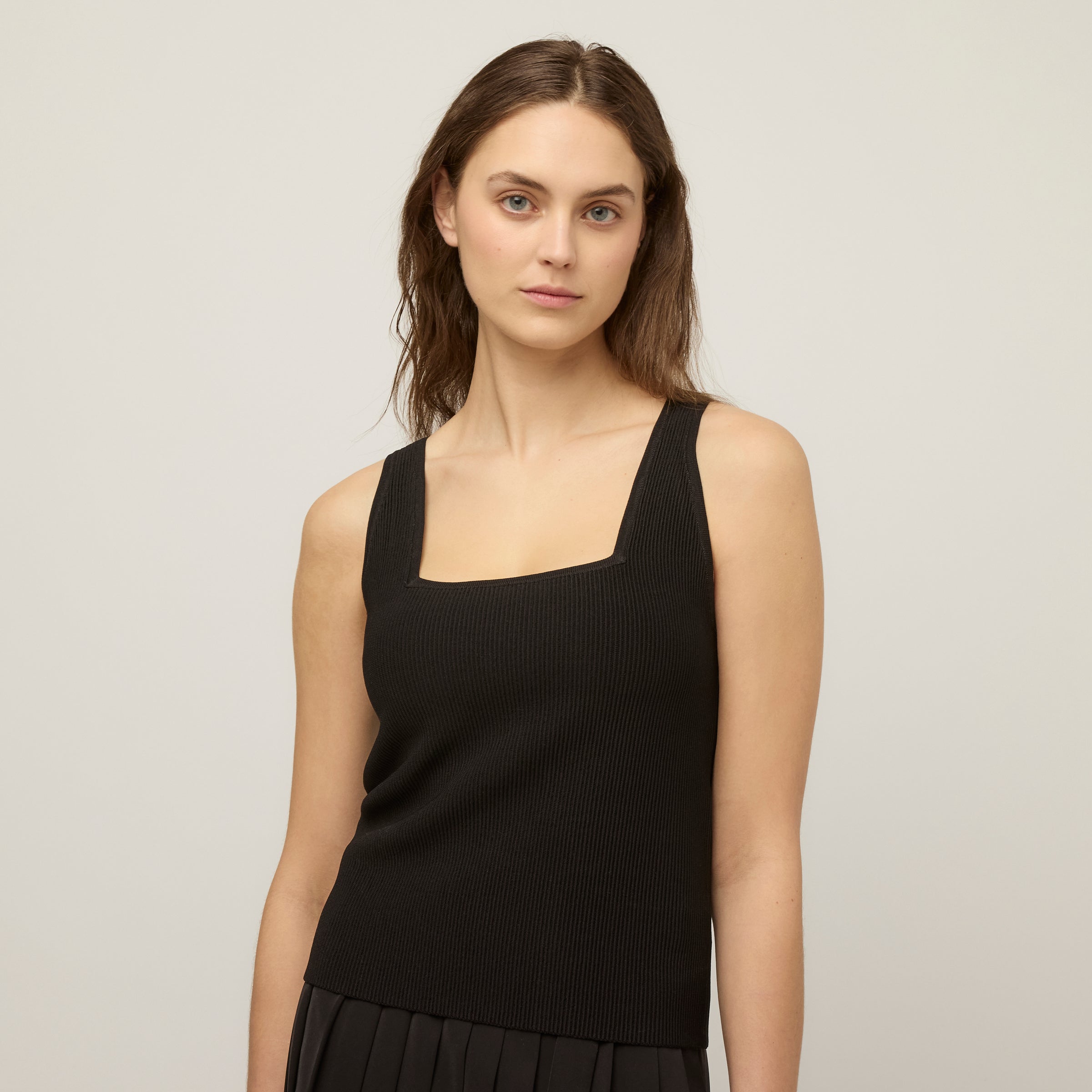 Variable Catenary Rib Shell Square Neck Rib Shell – Tilley Australia