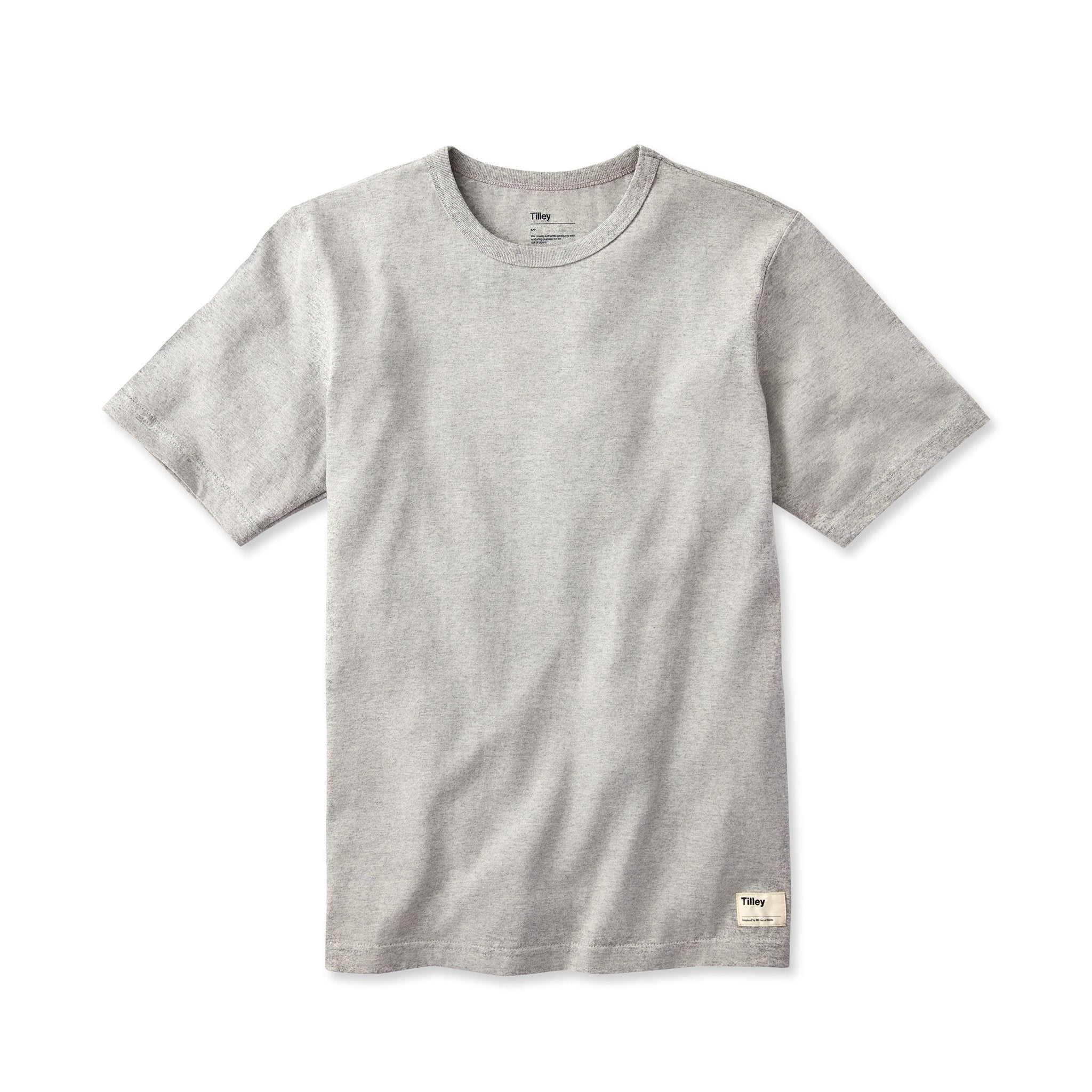Tilley Men's Crewneck T-Shirt in Grey Mix