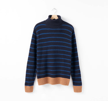 Stripe Turtleneck